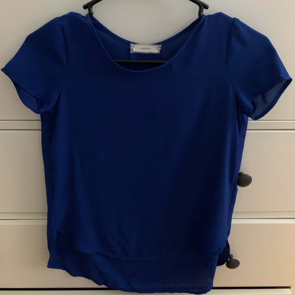 Girls blue blouse